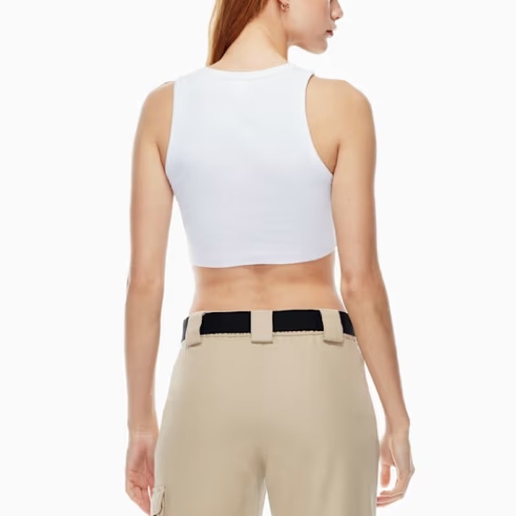 Aritzia TNA Ribbed Cropped Racer Tank - Picture 3 of 8